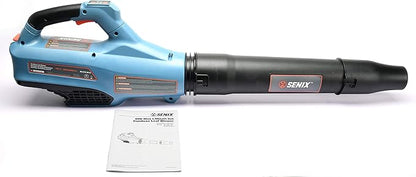 SENIX BLAX5-M-0 58 Volt 520 CFM Max, 129 MPH Max Cordless 3 Speed Blower with Turbo for Use B25X5 Lithium Ion Battery - LeafyLoom