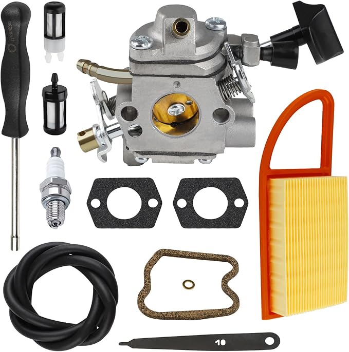 BR600 Carburetor for Stihl BR550 BR500 BR700 BR 600 Backpack Blower Carburetor Replace for 4282-120-0607 with Clearance Setting Kit - LeafyLoom