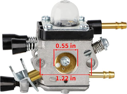 C1Q-S68G Carburetor for Stihl BG55 Blower BG85 BG45 BG46 BG65 SH55 SH85 Leaf Blower Carburetor Replace for Zama C1Q-S68 with Air Filter - LeafyLoom