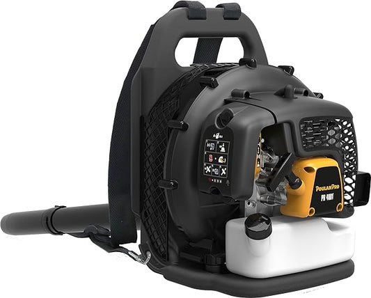 Poulan Pro 967087101 PR48BT 48cc Backpack Blower, Pack of 1, Black - LeafyLoom