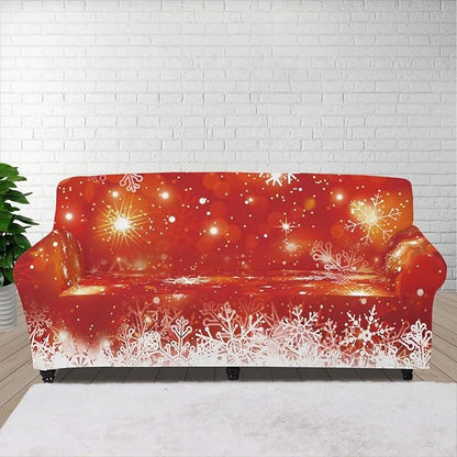 FKELYI Christmas Decor Sofa Couch Cover for Indoor Non-Slip Furniture Protector Easy Going Stretch Sofa Slipcover Washable Sofa Slipcovers XL FKELYI