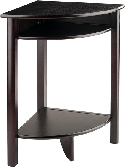 Winsome Liso Corner Desk, Espresso - LeafyLoom