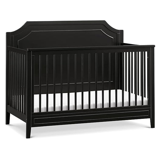 DaVinci Chloe Regency 4-in-1 Convertible Crib in Ebony, Greenguard Gold Certified - LeafyLoom