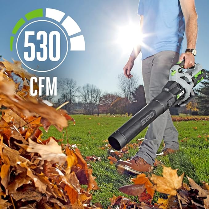 EGO Power+ LB5300 3-Speed Turbo 56-Volt 530 CFM Cordless Leaf Blower Battery and Charger Not Included,black - LeafyLoom