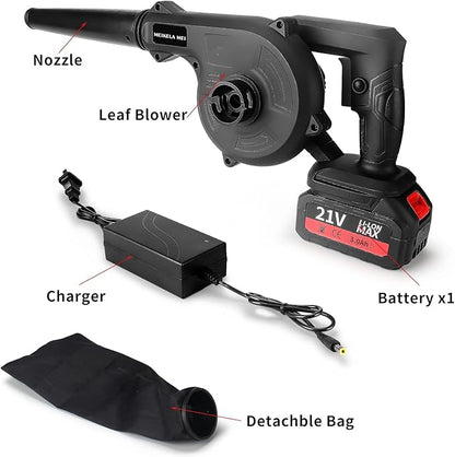 Leaf Blower Cordless with Battery and Charger ，Leaf Blower Electric Lightweight for Lawn Care, Leaves, Garden, Patio - LeafyLoom