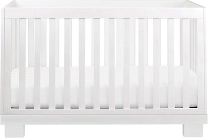 Babyletto Modo 3-in-1 Convertible Crib with Toddler Bed Conversion Kit in White, Greenguard Gold Certified - LeafyLoom