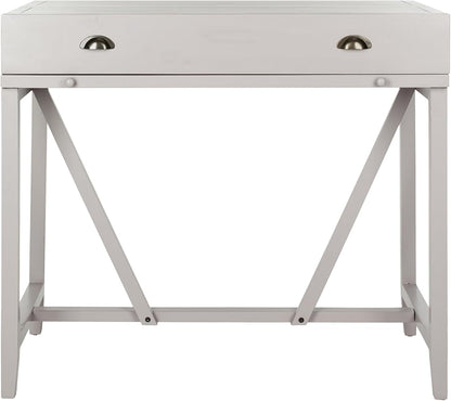 Safavieh American Homes Collection Wyatt Grey Writing Desk - LeafyLoom