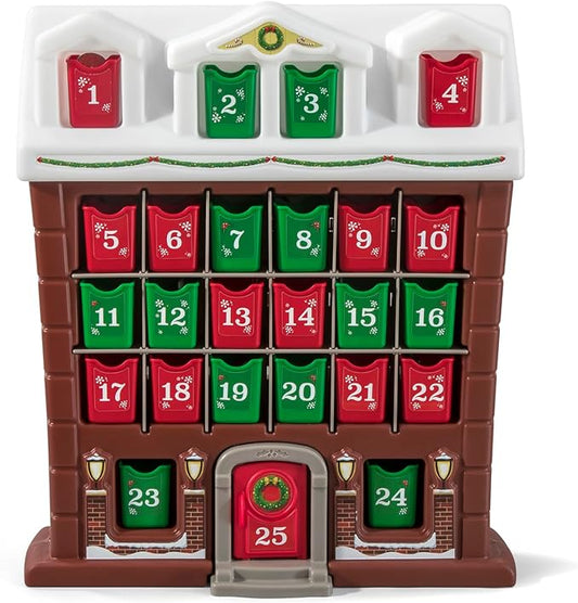 Step2 My First Advent Calendar, Kids Interactive Christmas Toy, 25 Large Refillable Bins, Hide Surprises for Holiday Excitement, for Toddlers 1+ Years Old - LeafyLoom