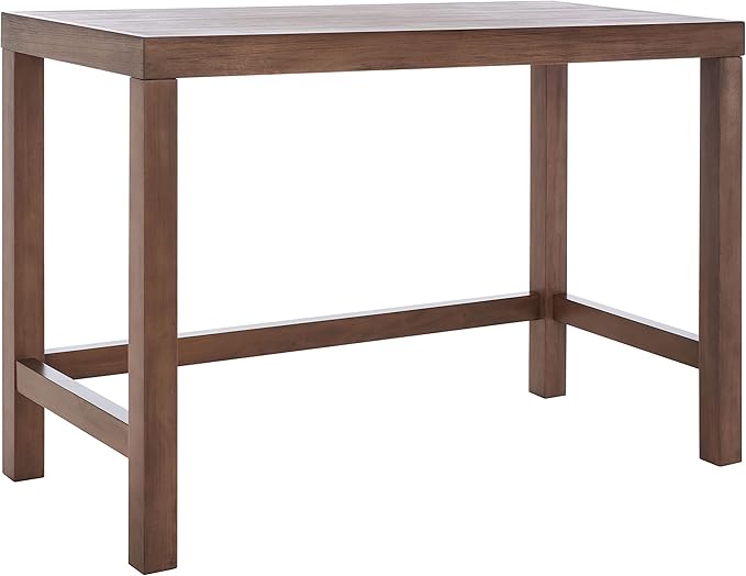 SAFAVIEH Home Collection Graylyn Farmhouse Brown Desk, Medium - LeafyLoom