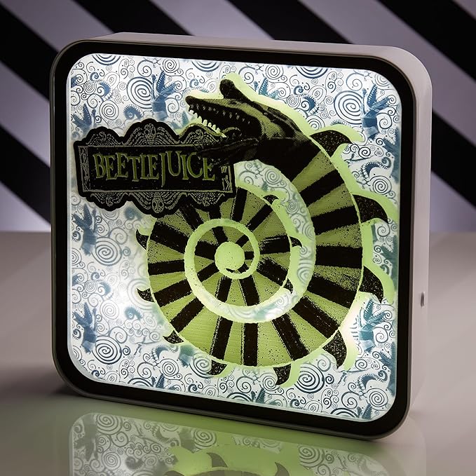 Numskull NS4937 Beetlejuice Acrylic Logo Desk Lamp - LeafyLoom