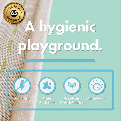 IVI 3D Play Carpets, 59 x 39 Inch, Traffic Educational Toddler Mat Rug for Bedroom, Kids Den, or Playroom, Medium - LeafyLoom