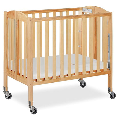 3-in-1 Folding Portable Crib, Natural, Large - LeafyLoom