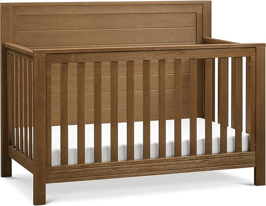 DaVinci Fairway 4-in-1 Convertible Crib in Stablewood, Greenguard Gold Certified - LeafyLoom