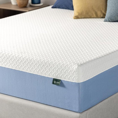 ZINUS 12 Inch Cooling Essential Memory Foam Mattress [New Version], Twin, Fiberglass Free, Medium Feel, Cooling Airflow Memory Foam, Certified Safe Foams & Fabric, Mattress in A Box - LeafyLoom