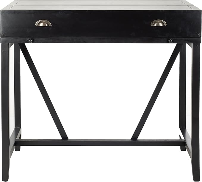 Safavieh American Homes Collection Wyatt Black Writing Desk - LeafyLoom