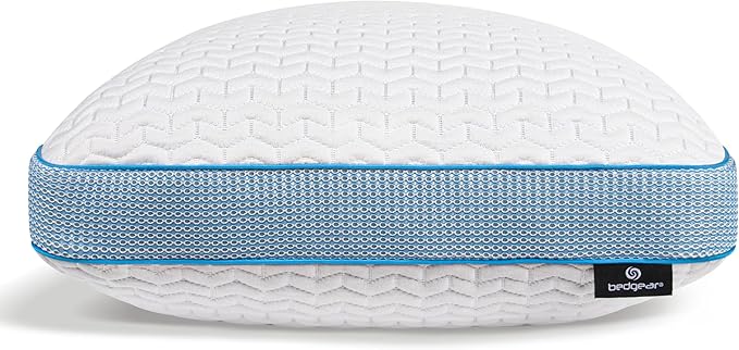 Bedgear Balance Performance Pillow - Size 3.0 - Moisture Wicking Bed Pillows for All Sleep Positions - Medium-Firm - Washable Cover - Back, Stomach, and Side Sleeper Pillow - 20" W x 26" L x 6.5" H - LeafyLoom