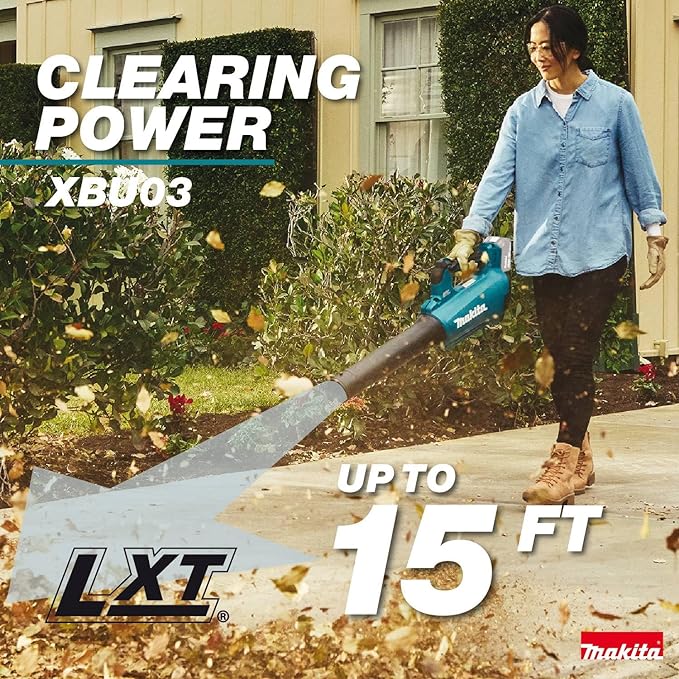 Makita XBU03SM1 18V LXT® Lithium-Ion Brushless Cordless Blower Kit (4.0Ah) - LeafyLoom