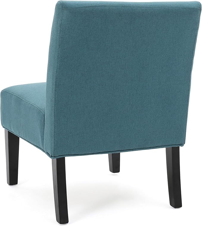 Christopher Knight Home Kassi Fabric Accent Chair, Dark Teal 29. 50”D x 22. 50”W x 32. 00”H - LeafyLoom