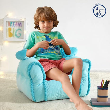 Idea Nuova Blues Clues Bean Bag Sofa Chair Polyester Large - LeafyLoom