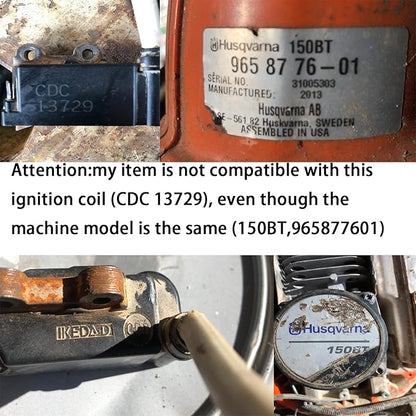 HEPENG 502846401 Ignition coil for Husqvarna Backpack blower 150BT/350BT/150BF/350BF,Replaces coil 511492901,Replace IKEDA-D RML DO-2 - LeafyLoom