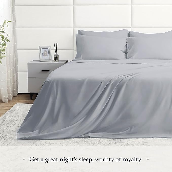 BELADOR Silky Soft Twin XL Sheet Set - Luxury Bed Sheets for Twin XL Size Bed, Secure-Fit Deep Pocket Sheets with Elastic, Breathable Hotel Sheets and Pillowcase Set, Wrinkle Free Oeko-Tex Sheets - LeafyLoom