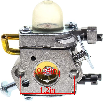 Carburetor with Fuel Line Kit Air Filter for C1U-K78 Echo PB200 PB-200 PB-201 PB201 ES-210 A021000941 A021000942 Power Blower - LeafyLoom