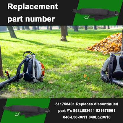 2 Pack 511758401 Leaf Blower Shoulder Straps for RedMax EBZ8500RH EB4401 EB4300 EBZ8500 EBZ8050RH EBZ8050 EBZ8001RH EBZ8001 EBZ7500RH EBZ7500 EBZ6500RH EBZ6500 EBZ8000 - LeafyLoom