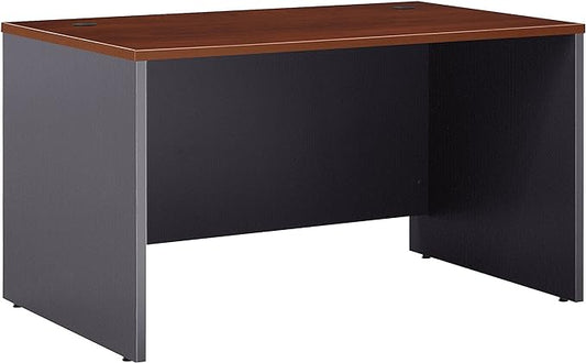 Bush Business Furniture Series C Shell Desk, 48W x 30D, Hansen Cherry - LeafyLoom