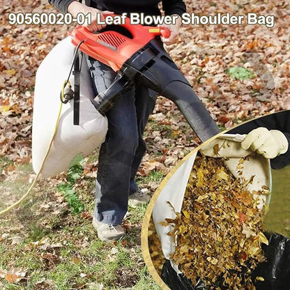 BV-005 610004-01 Shoulder Bag - by Braveboy, Compatible with Black & Decker 614000401 BV2500 BV4000 Leaf Blower - Replacement BV-005 Collection Bag (1) - LeafyLoom