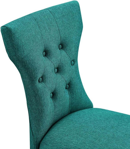 Modway Silhouette Chair, Teal 24.5 x 18 x 36 - LeafyLoom