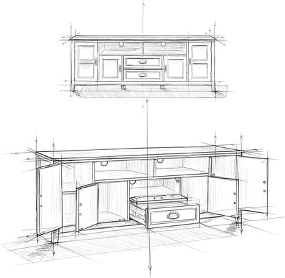 SIMPLIHOME Burlington SOLID WOOD 72 Inch Wide Transitional TV Media Stand in Black for TVs up to 80 Inches, For the Living Room and Entertainment Center - LeafyLoom