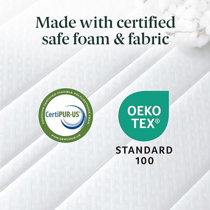 ZINUS 6 Inch Foam and Spring Hybrid Mattress [New Version], Full, Fiberglass free, Medium Firmness, Durable Support, Certified Safe Foams & Fabric, Mattress in A Box - LeafyLoom