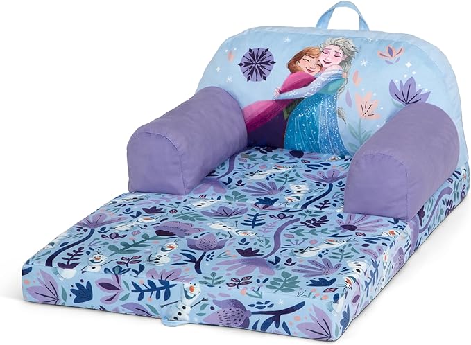 Delta Children Cozee Buddy Flip-Out Kids Chair, Disney Frozen - LeafyLoom