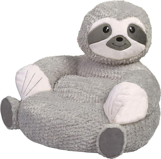 Trend Lab Sloth Toddler Chair Plush Character Kids Chair Comfy Furniture Pillow Chair for Boys and Girls, 21 x 19 x 19 inches - LeafyLoom