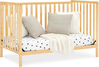 Delta Children Heartland 4-in-1 Convertible Crib, Natural - LeafyLoom