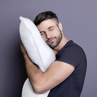 Utopia Bedding Bed Pillows for Sleeping (White), Queen Size, Set of 2, Hotel Pillows, Cooling Pillows for Side, Back or Stomach Sleepers - LeafyLoom