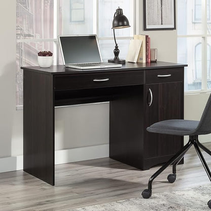 Sauder Beginnings Desk, Cinnamon Cherry finish - LeafyLoom