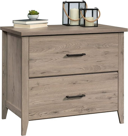 Sauder Summit Station 2-Drawer Lateral File Cabinet, L: 33.86" x W: 20.87" x H: 29.02", Laurel Oak - LeafyLoom