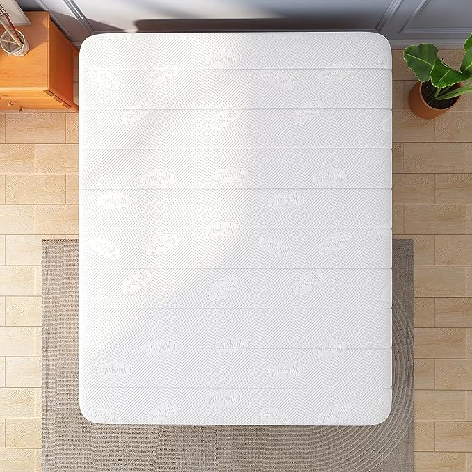 Twin Mattress, 10 Inch Memory Foam Single Bed Mattress with Innerspring Hybrid Mattress in a Box Pressure Relief & Supportive Twin Size Mattress - LeafyLoom