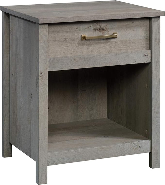 Sauder Cannery Bridge Night Stand, Mystic Oak finish - LeafyLoom