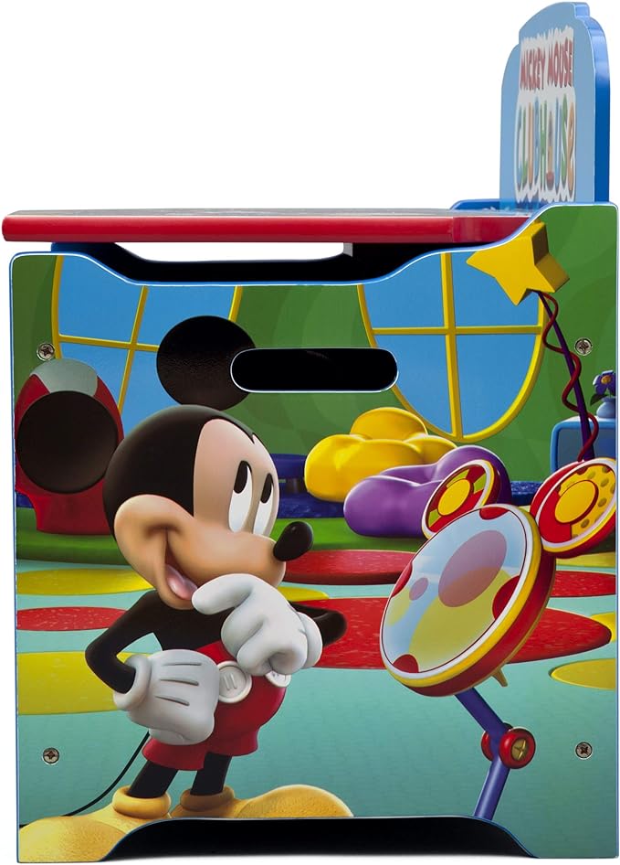 Delta Children Deluxe Toy Box, Disney Mickey Mouse - LeafyLoom