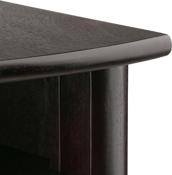 Winsome Liso Corner Desk, Espresso - LeafyLoom