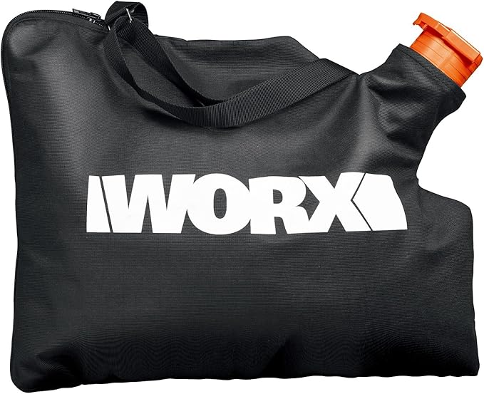 WORX WG505 TRIVAC 12 Amp 3-in-1 Electric Blower/Mulcher/Vacuum & 50026858 Trivac Leaf Collection Bag (WGBAG500) - LeafyLoom