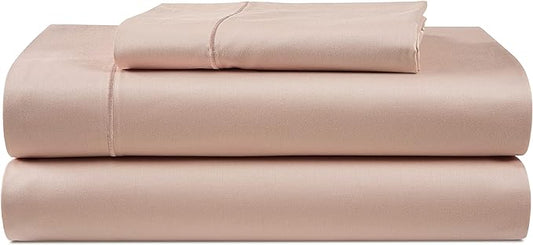 LANE LINEN 100% Egyptian Cotton Bed Sheets - 1000 Thread Count 3-Piece Twin XL Set Long Staple Bedding Sateen Weave Luxury Hotel Fits Upto 16" Mattress Sepia Rose - LeafyLoom