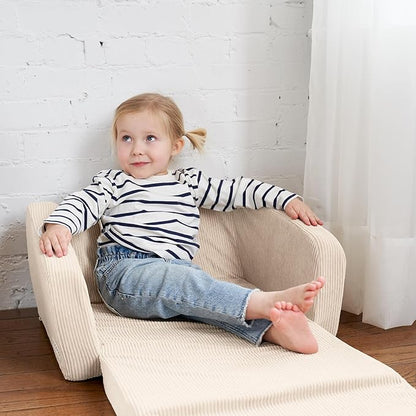 ZICOTO Sturdy Toddler Chair and Couch - The Perfect Kids Sofa for Girls and Boys - Ideal Fold Out Sofa Chairs to Give Your Kids a Safe and Fun Place to Sit - LeafyLoom