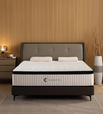 Twin Mattress,10 Inch Memory Foam Twin Size White Mattresses,Innerspring Twin Hybrid Mattress in a Box with Adaptive Support & Pressure Relief,Medium Firm,CertiPUR-US. - LeafyLoom