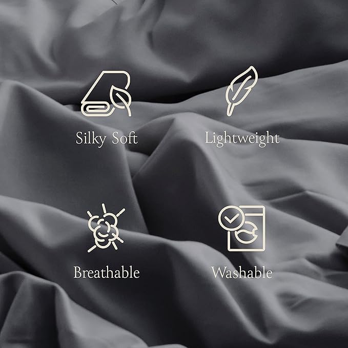 BELADOR Silky Soft Twin XL Sheet Set - Luxury Bed Sheets for Twin XL Size Bed, Secure-Fit Deep Pocket Sheets with Elastic, Breathable Hotel Sheets and Pillowcase Set, Wrinkle Free Oeko-Tex Sheets - LeafyLoom