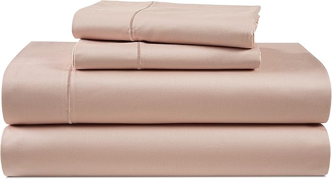 LANE LINEN 100% Egyptian Cotton Bed Sheets - 1000 Thread Count 4-Piece Full Set Long Staple Luxury Hotel Bedding Sateen Weave 16" Deep Pocket (Fits Upto 17" Mattress) Sepia Rose - LeafyLoom