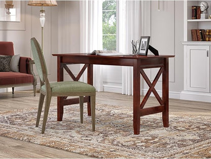 AFI Mission Writing Desk, Walnut - LeafyLoom