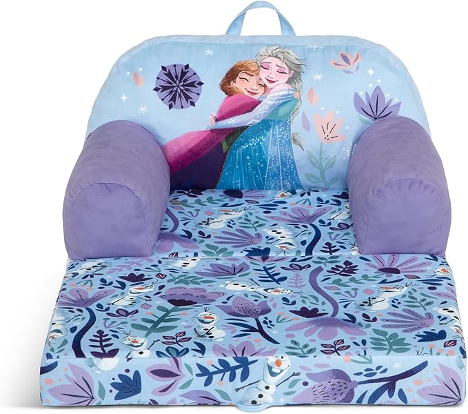 Delta Children Cozee Buddy Flip-Out Kids Chair, Disney Frozen - LeafyLoom